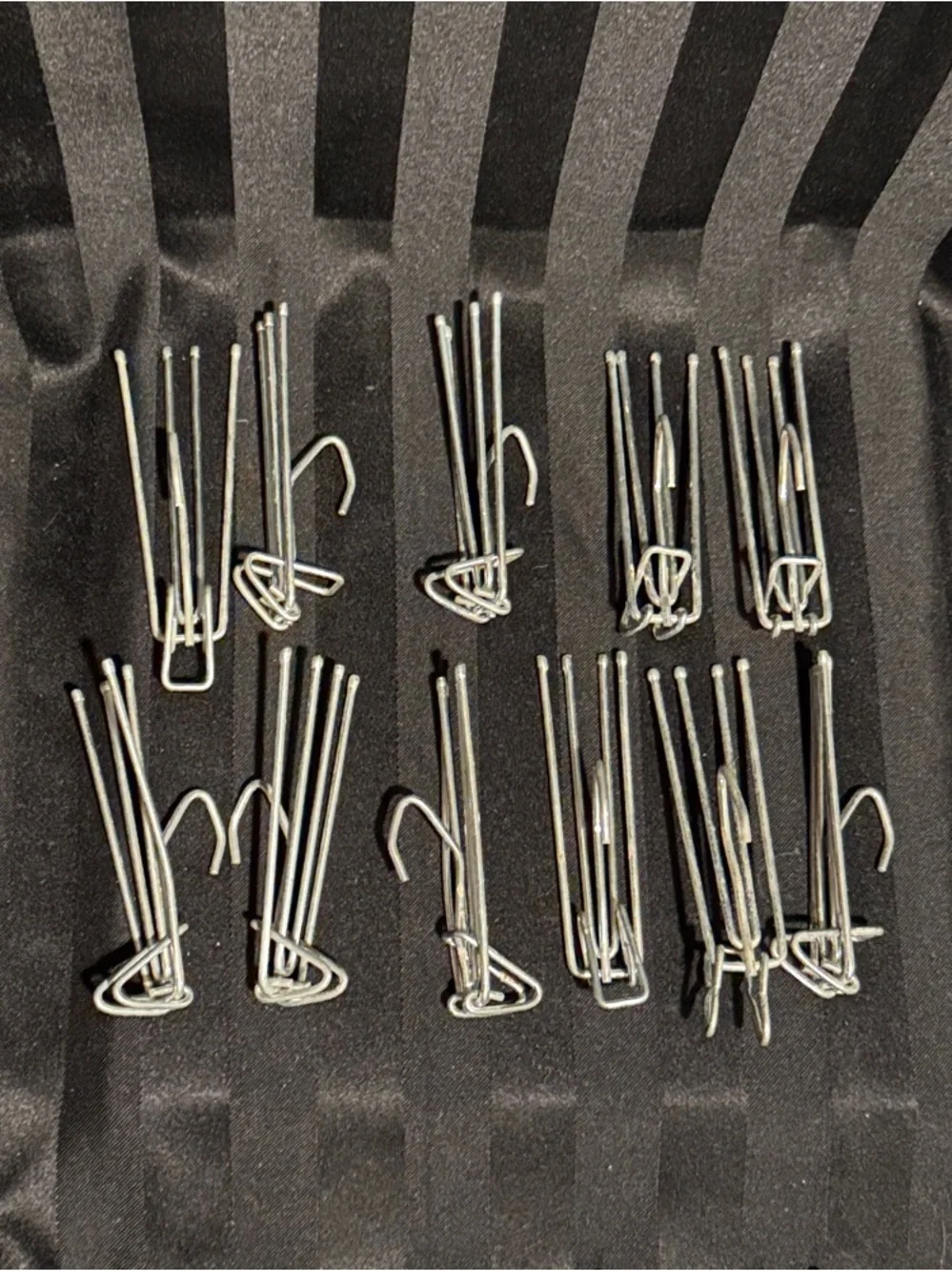 Lot of Vintage-Metal Drapery Hooks #44